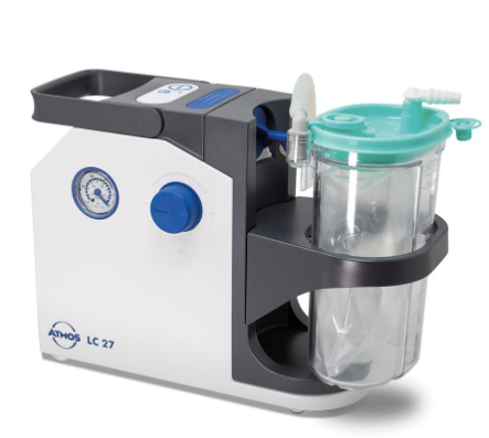 Atmos LC27 DDS uitzuigapparaat met disposable liner en accu