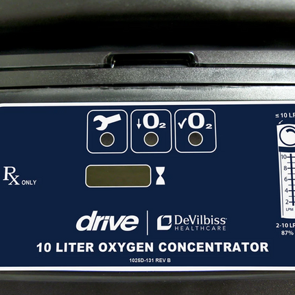 bediening zuurstofconcentrator drive
