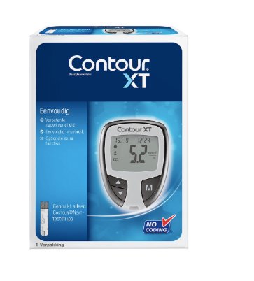 Ascensia Contour XT glucosemeter startpakket mmol/l - Medequip